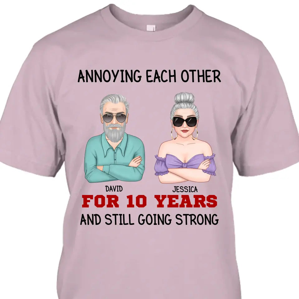 Annoying Each Other - Personalized T-Shirt and Hoodie - Matching Shirts for Couples, Husband and Wife - Valentine's Day, Anniversary Gift