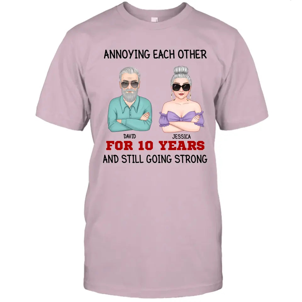 Annoying Each Other - Personalized T-Shirt and Hoodie - Matching Shirts for Couples, Husband and Wife - Valentine's Day, Anniversary Gift