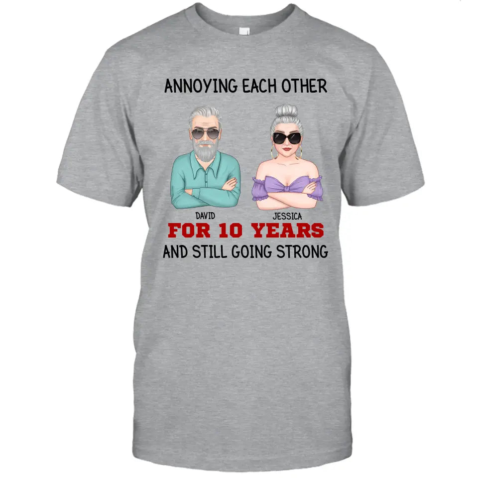 Annoying Each Other - Personalized T-Shirt and Hoodie - Matching Shirts for Couples, Husband and Wife - Valentine's Day, Anniversary Gift