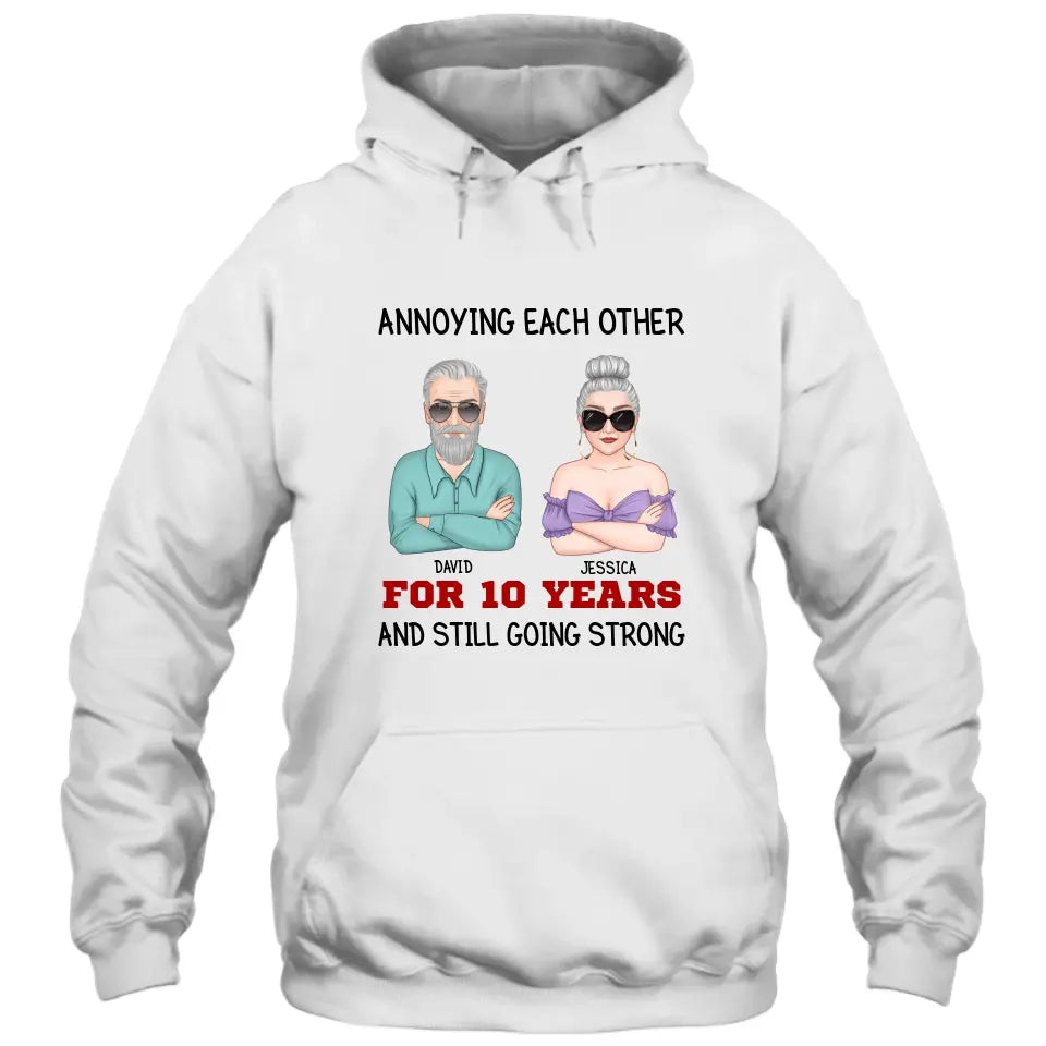 Annoying Each Other - Personalized T-Shirt and Hoodie - Matching Shirts for Couples, Husband and Wife - Valentine's Day, Anniversary Gift