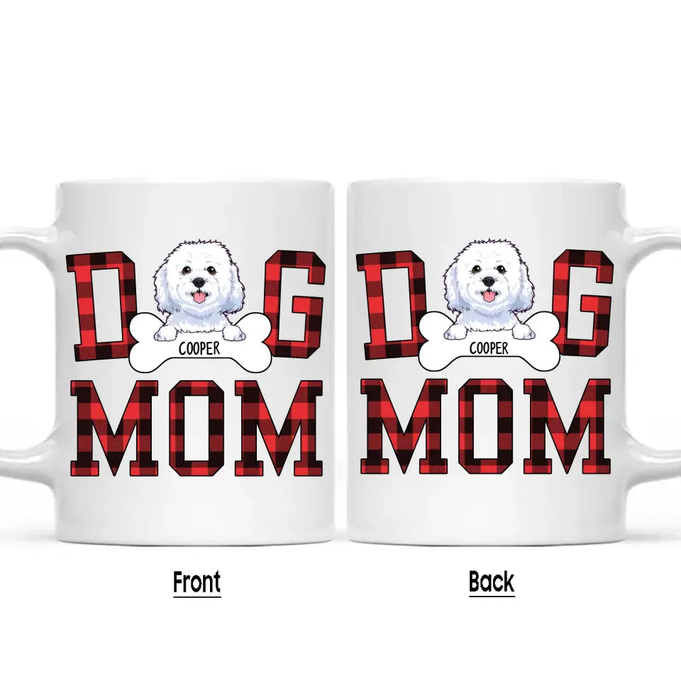 Dog Mom - Personalized Dog Breeds Mug - Custom Gift for Dog Lovers - Gift for Mother's Day, Christmas