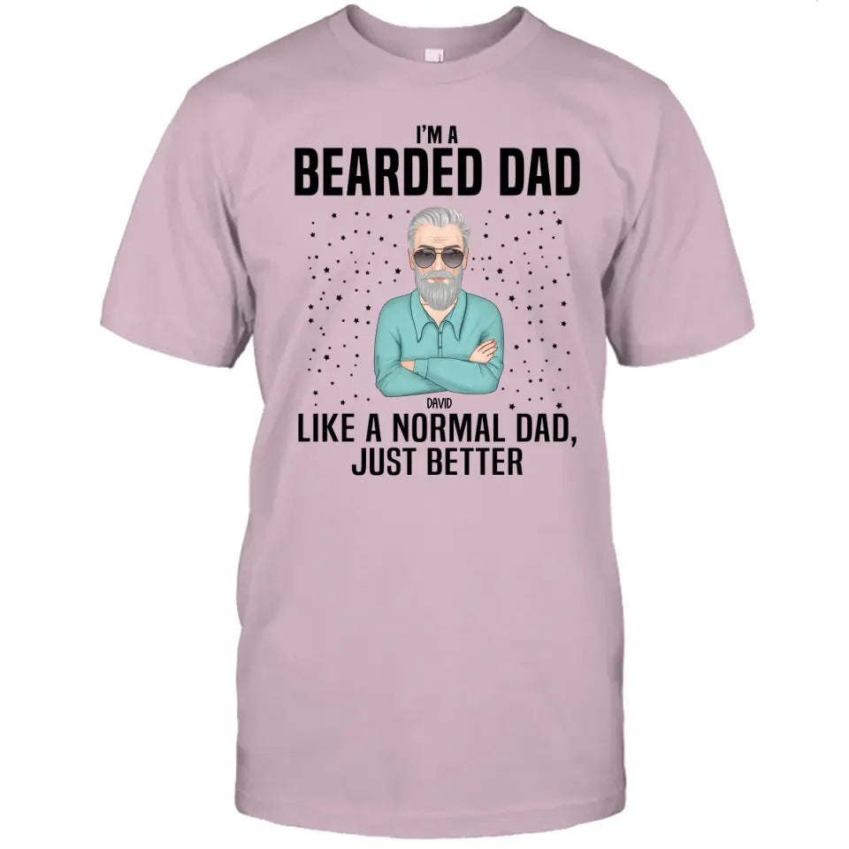 Beard Dad - Personalized T-shirt and Hoodie - Gift For Beard Lovers