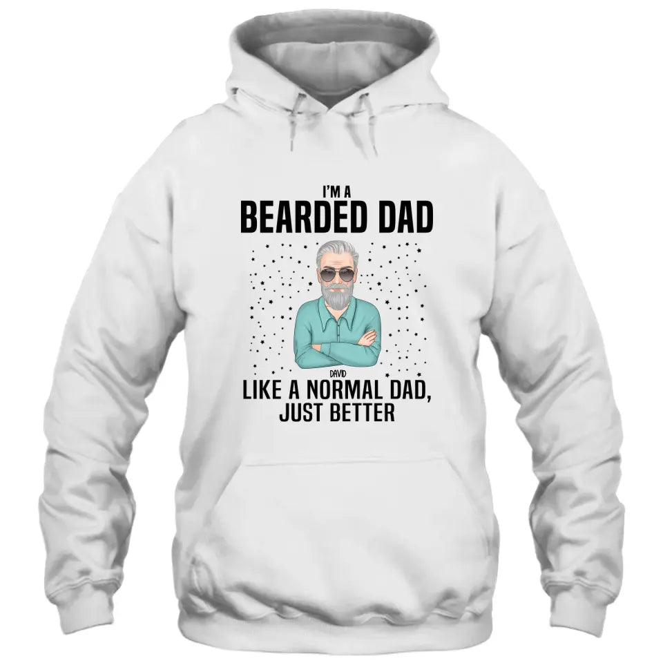 Beard Dad - Personalized T-shirt and Hoodie - Gift For Beard Lovers