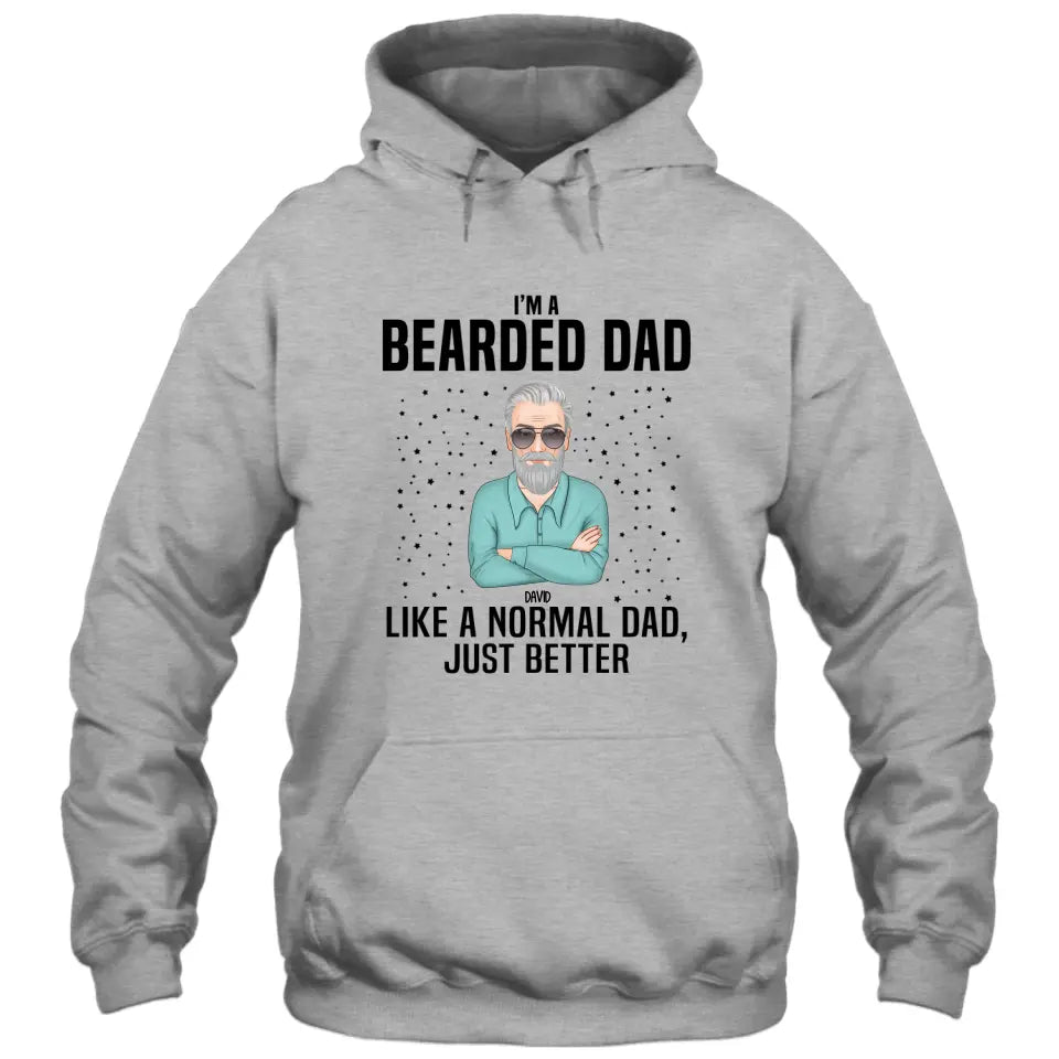 Beard Dad - Personalized T-shirt and Hoodie - Gift For Beard Lovers