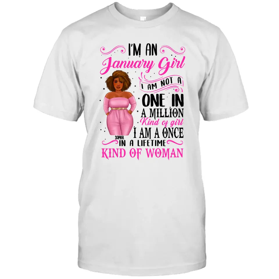 Personalized Birth Month and Color - I Am A Once - T-Shirt and Hoodie - Funny Gift For Birthday