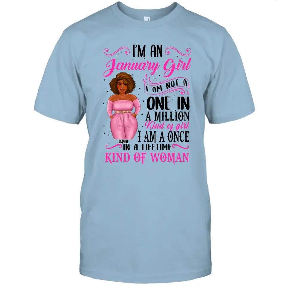 Personalized Birth Month and Color - I Am A Once - T-Shirt and Hoodie - Funny Gift For Birthday