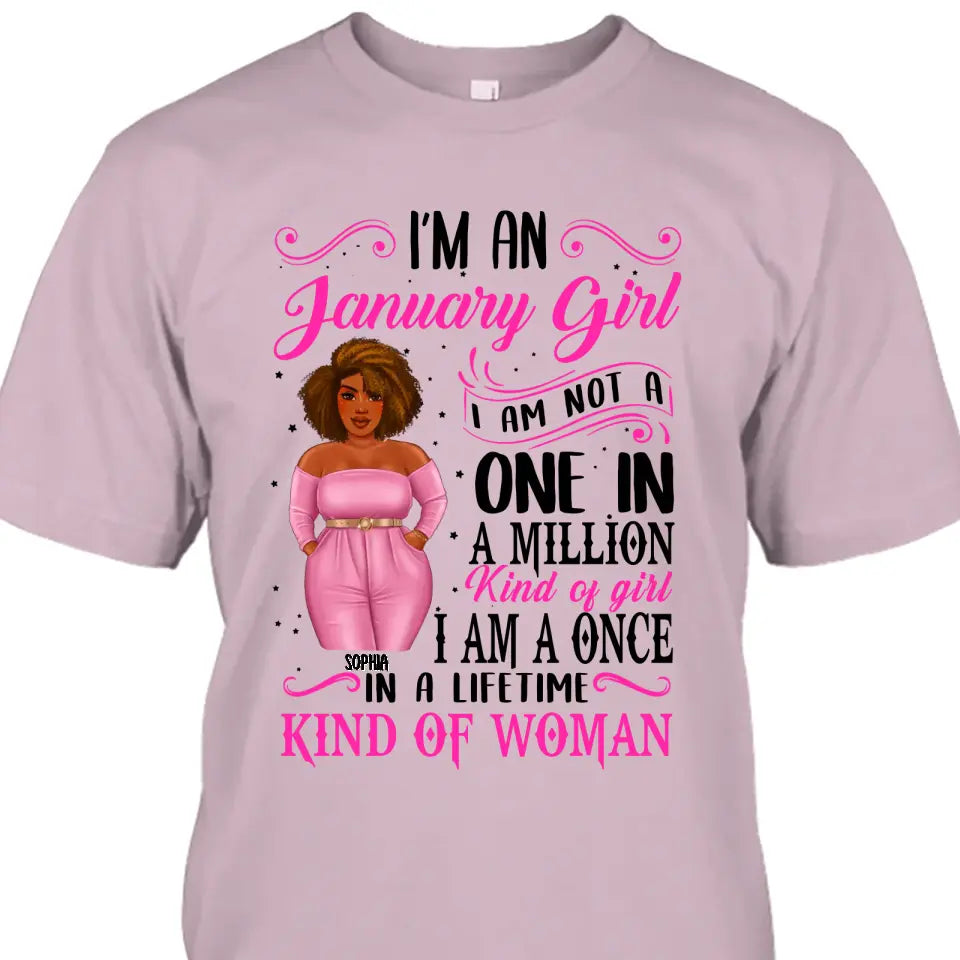 Personalized Birth Month and Color - I Am A Once - T-Shirt and Hoodie - Funny Gift For Birthday