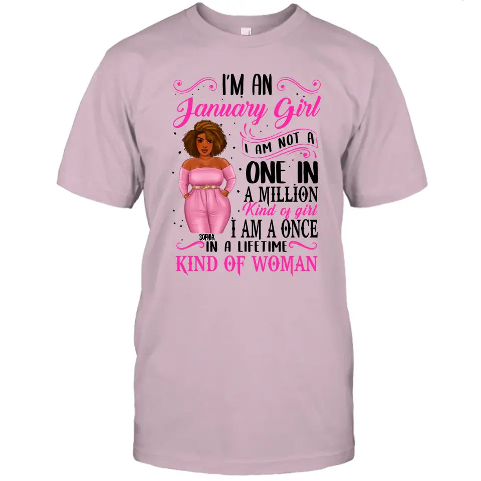 Personalized Birth Month and Color - I Am A Once - T-Shirt and Hoodie - Funny Gift For Birthday