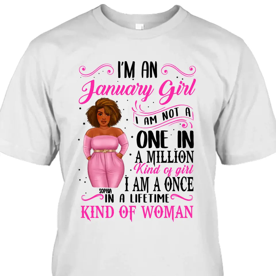 Personalized Birth Month and Color - I Am A Once - T-Shirt and Hoodie - Funny Gift For Birthday