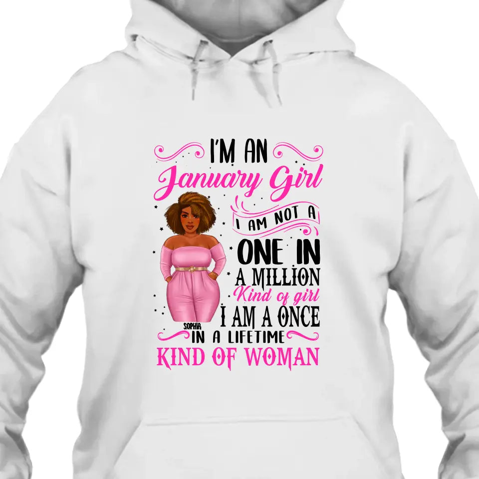 Personalized Birth Month and Color - I Am A Once - T-Shirt and Hoodie - Funny Gift For Birthday