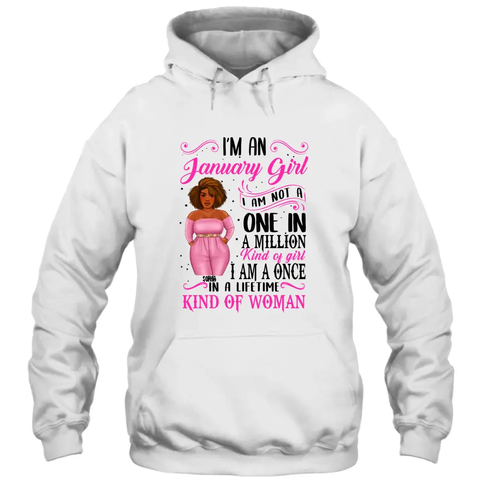 Personalized Birth Month and Color - I Am A Once - T-Shirt and Hoodie - Funny Gift For Birthday