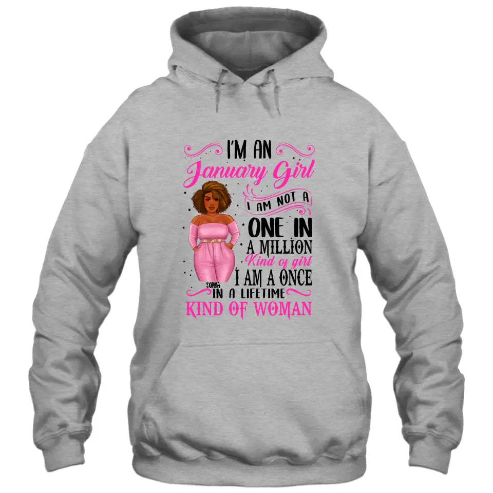 Personalized Birth Month and Color - I Am A Once - T-Shirt and Hoodie - Funny Gift For Birthday