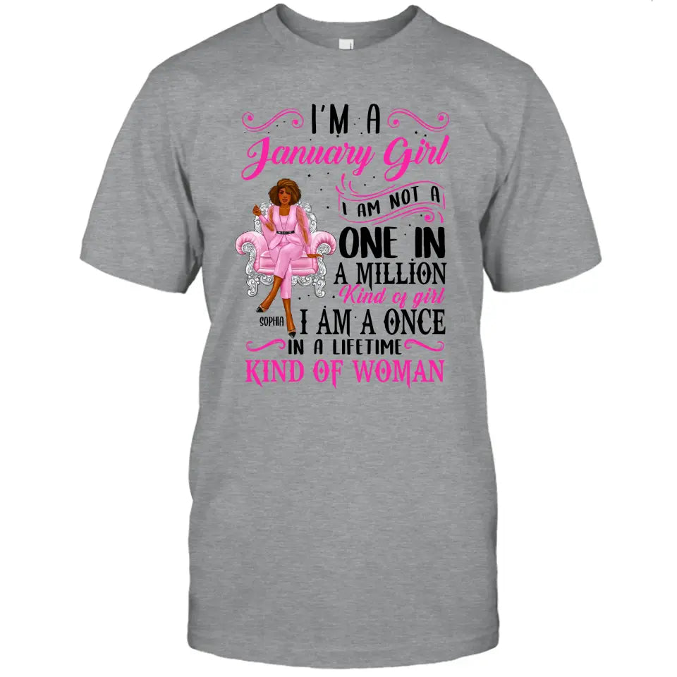 Personalized 12 Birthday Month - I Am A Once - Personalized T-Shirt and Hoodie - Gift For Birthday