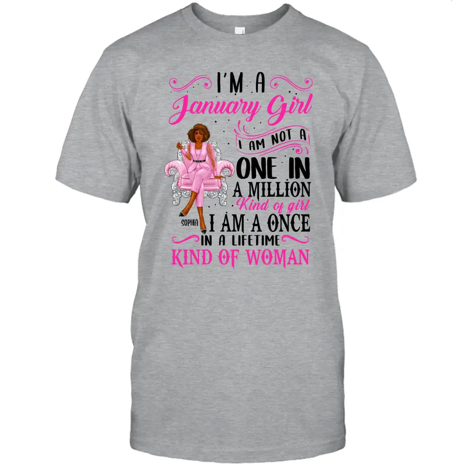 Personalized 12 Birthday Month - I Am A Once - Personalized T-Shirt and Hoodie - Gift For Birthday