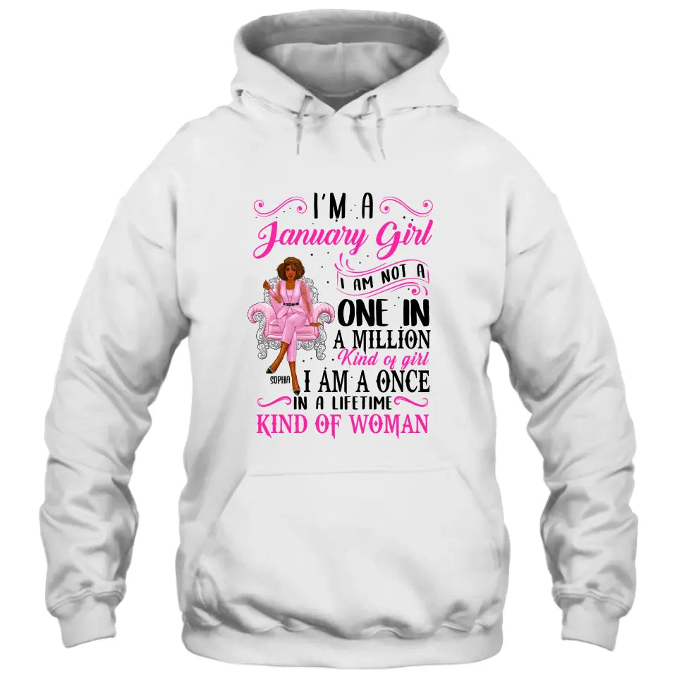 Personalized 12 Birthday Month - I Am A Once - Personalized T-Shirt and Hoodie - Gift For Birthday