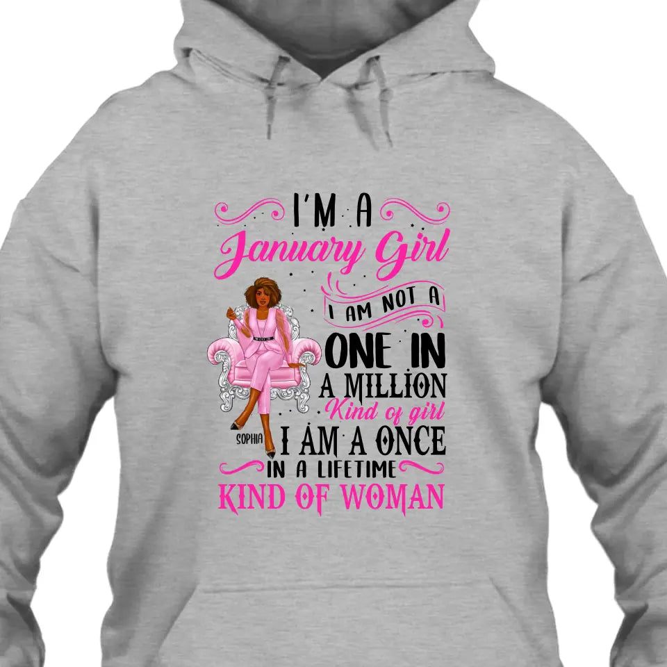 Personalized 12 Birthday Month - I Am A Once - Personalized T-Shirt and Hoodie - Gift For Birthday