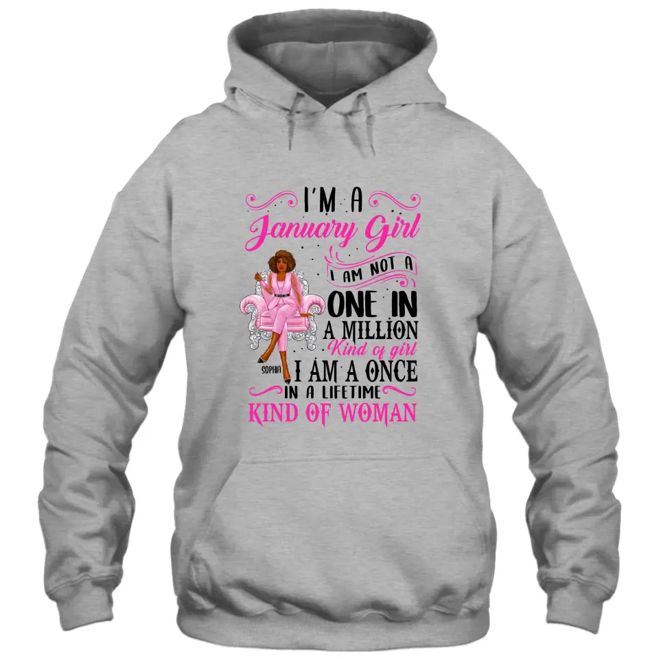 Personalized 12 Birthday Month - I Am A Once - Personalized T-Shirt and Hoodie - Gift For Birthday