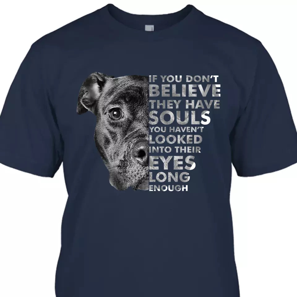 (50% OFF) - Pitbull Souls - Personalized T-Shirt and Hoodie - Gift for Pitbull Lovers - Gift for Mother's Day, Father's Day, Christmas