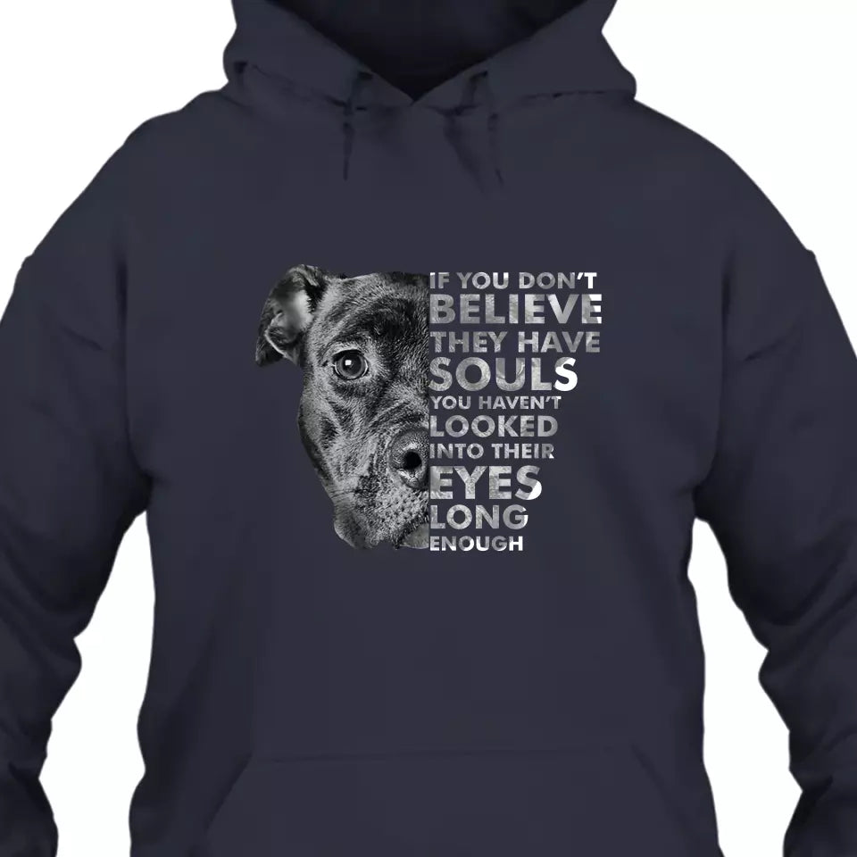 (50% OFF) - Pitbull Souls - Personalized T-Shirt and Hoodie - Gift for Pitbull Lovers - Gift for Mother's Day, Father's Day, Christmas