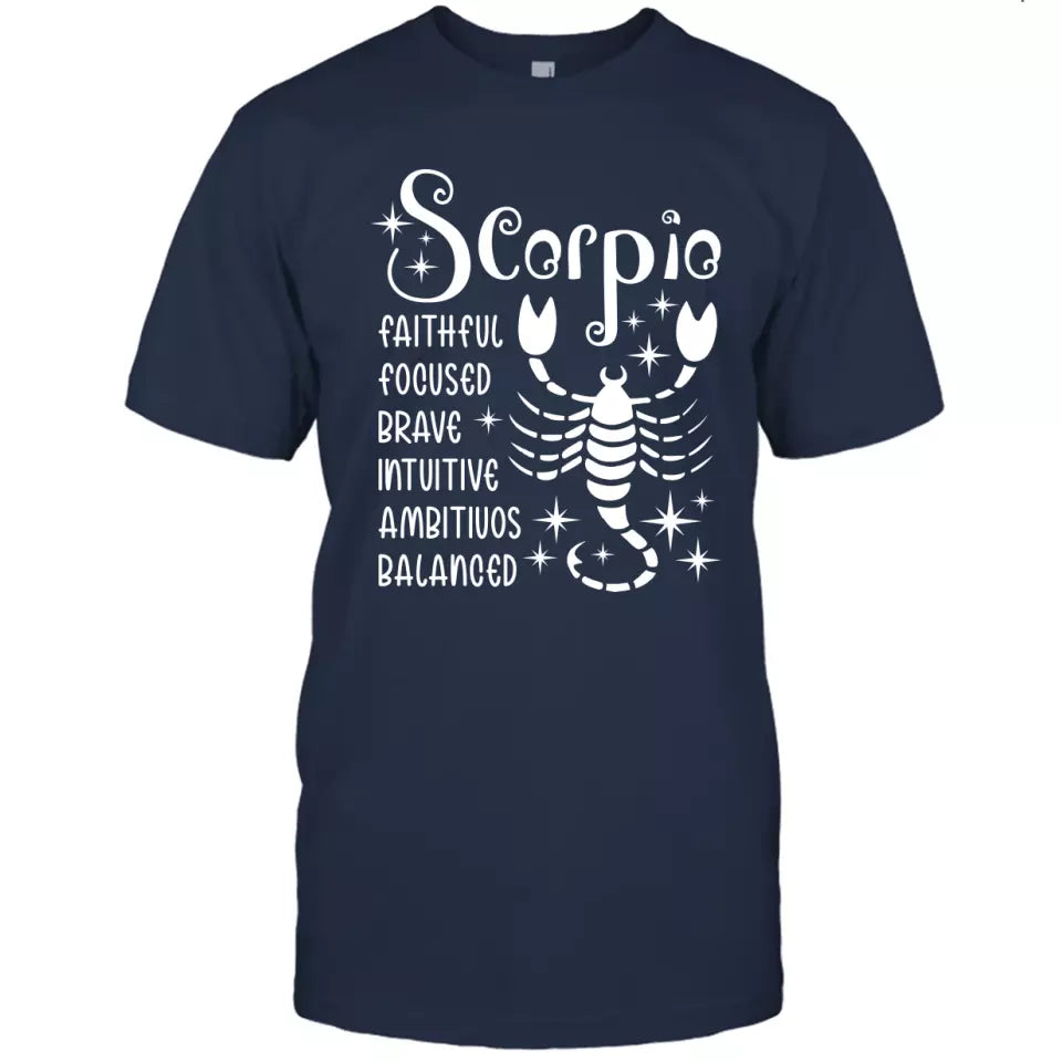 (30% OFF) - 12 Zodiac Signs - Personalized T-Shirt and Hoodie - Birthday Gift - Gift For Horoscope Lover, Zodiac Sign Lover