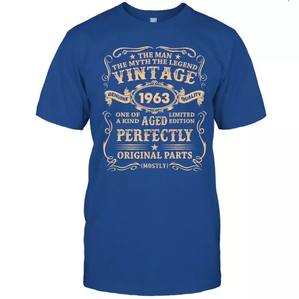 (40% OFF) - Man Myth Legend - Custom Year Vintage T-shirt and Hoodie - Gift for Birthday