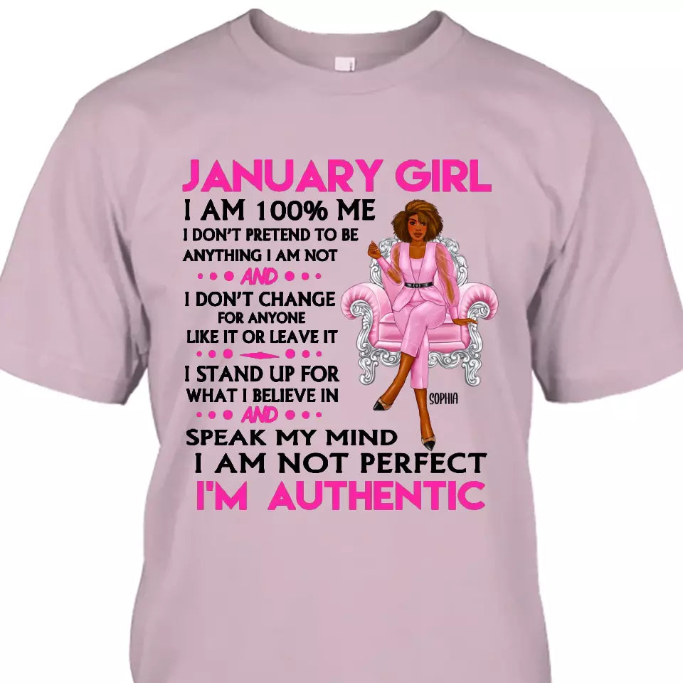 (20% OFF) - Personalized 12 Birthday Month - I'm Authentic - Personalized T-Shirt and Hoodie - Gift For Birthday