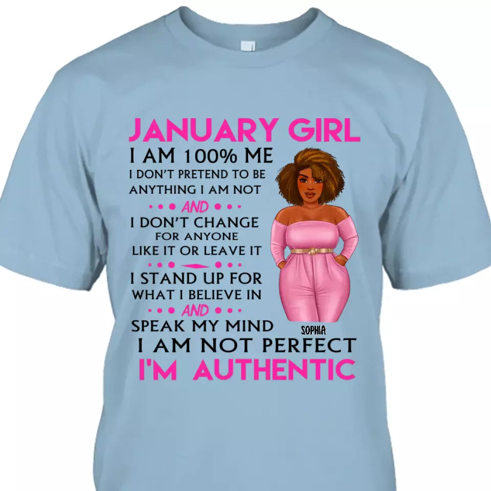 (20% OFF) - Personalized 12 Birthday Month - I'm Authentic - Personalized T-Shirt and Hoodie - Gift For Birthday