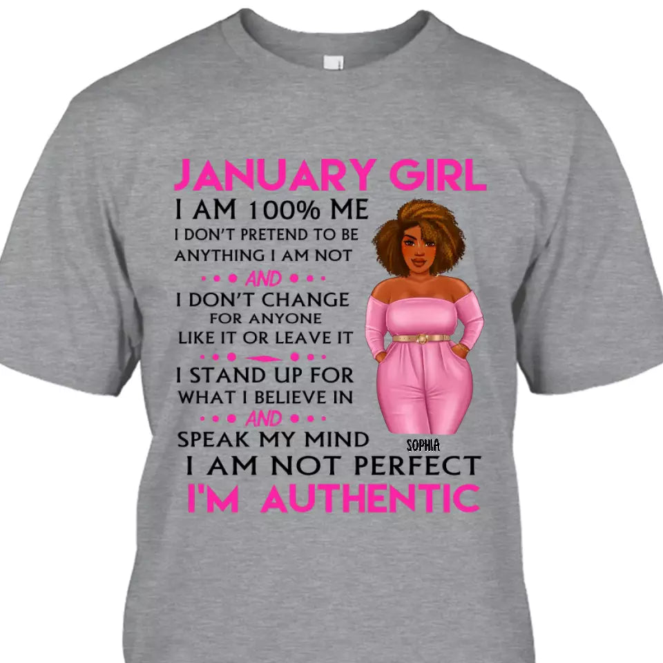 (20% OFF) - Personalized 12 Birthday Month - I'm Authentic - Personalized T-Shirt and Hoodie - Gift For Birthday