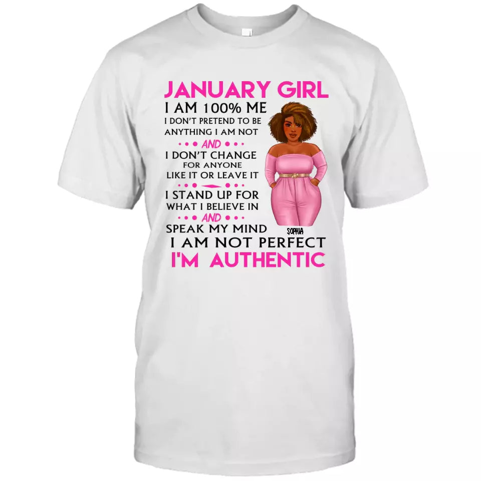 (20% OFF) - Personalized 12 Birthday Month - I'm Authentic - Personalized T-Shirt and Hoodie - Gift For Birthday