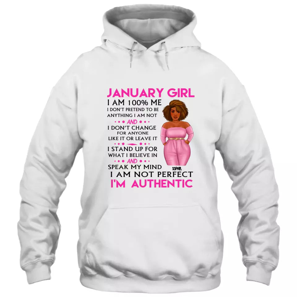 (20% OFF) - Personalized 12 Birthday Month - I'm Authentic - Personalized T-Shirt and Hoodie - Gift For Birthday