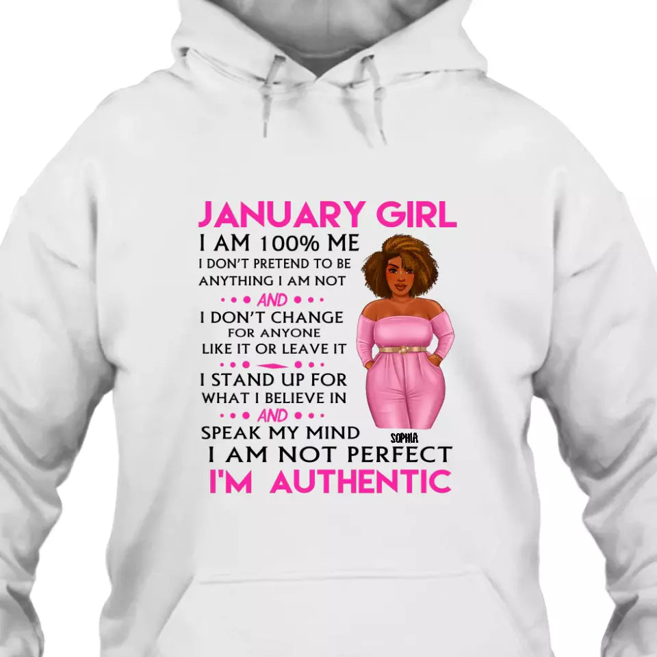 (20% OFF) - Personalized 12 Birthday Month - I'm Authentic - Personalized T-Shirt and Hoodie - Gift For Birthday