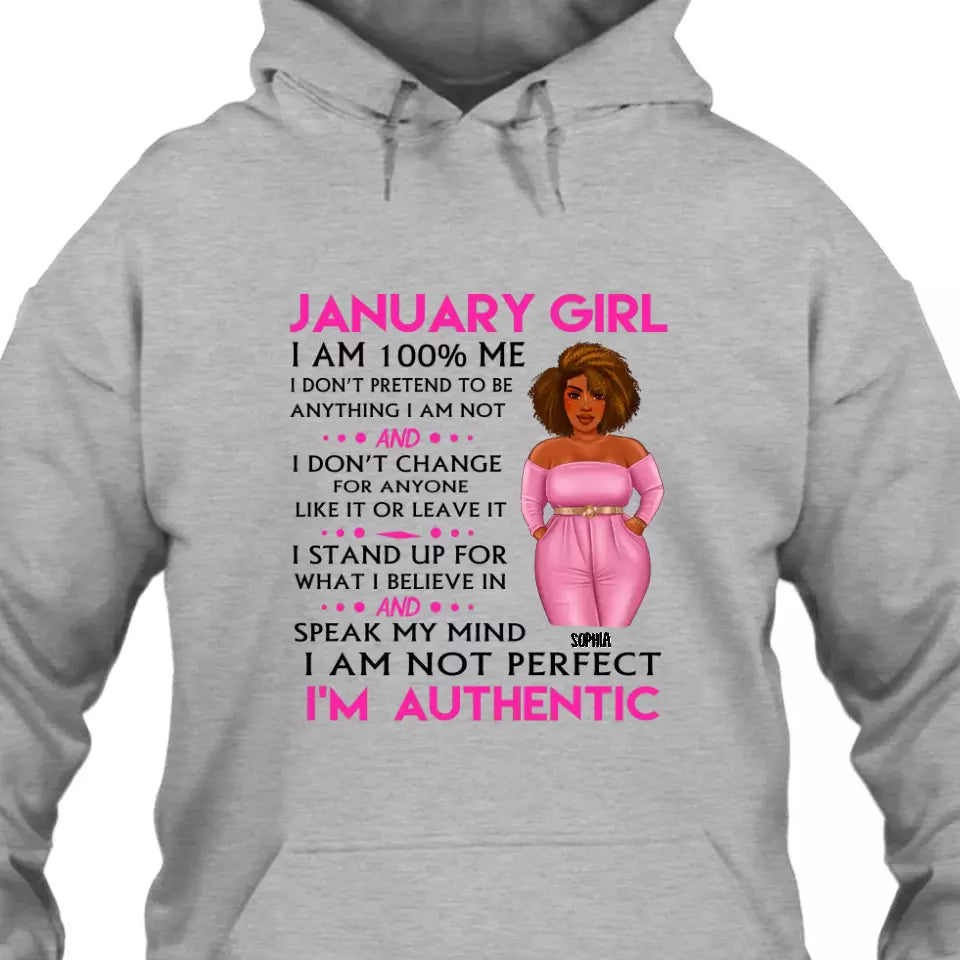 (20% OFF) - Personalized 12 Birthday Month - I'm Authentic - Personalized T-Shirt and Hoodie - Gift For Birthday