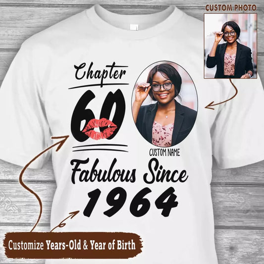 (20% OFF) - Custom Photo, Year Old - Fabulous Since - Gift For Birthday